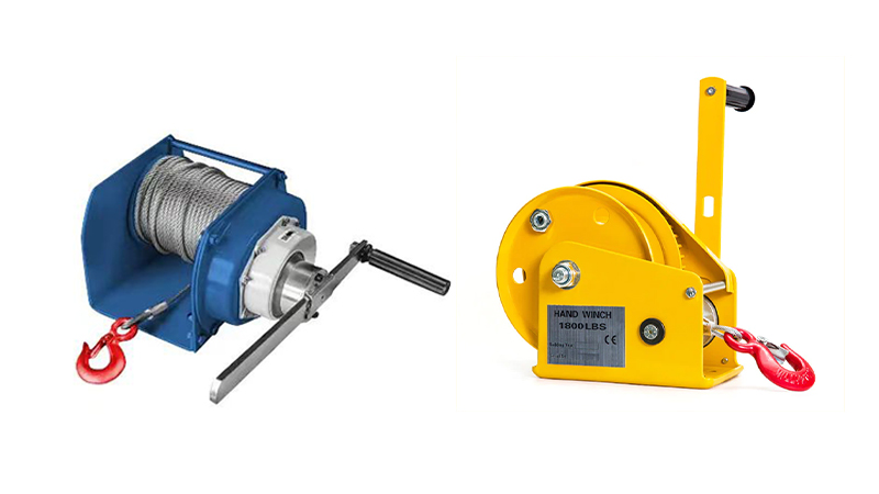 मैनुअल क्रैंक विंच के सेल्फ-लॉकिंग फ़ंक्शन के क्या लाभ हैं?