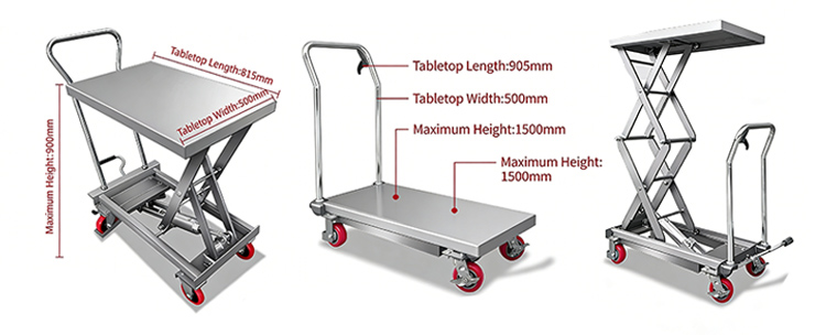 hydraulic lifting platform truck